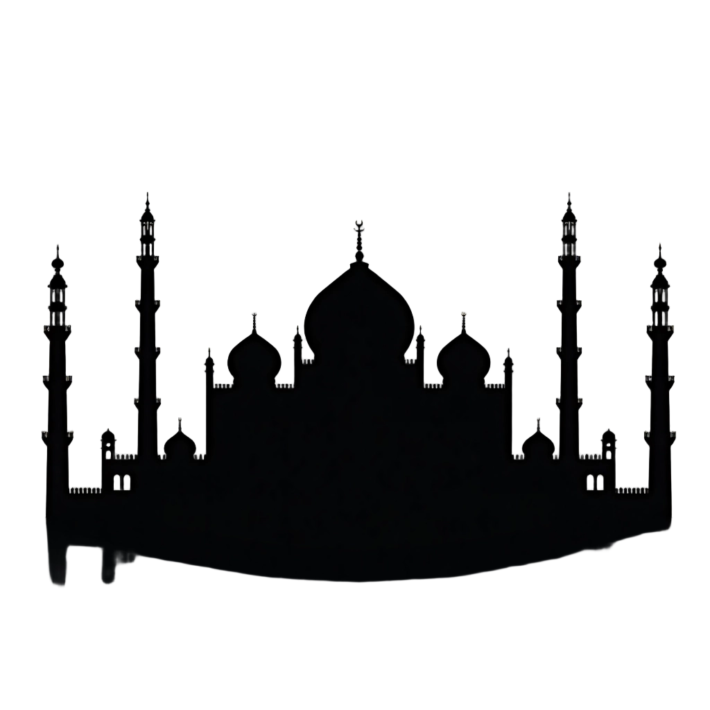 Silhouette of a Grand Mosque